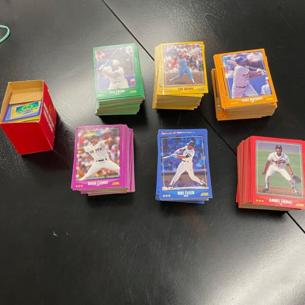 Score Major League Baseball Card Set - 1988 - Bonus Trivia Card Set - EUC